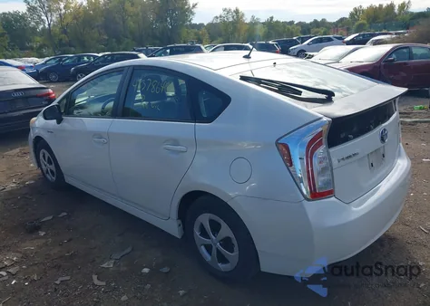 2013 Toyota Prius Two from USA, damaged, VIN JTDKN3DU9D5580964